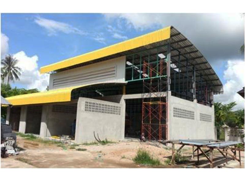ออกแบบและสร้าง Warehouse 450 sqm.