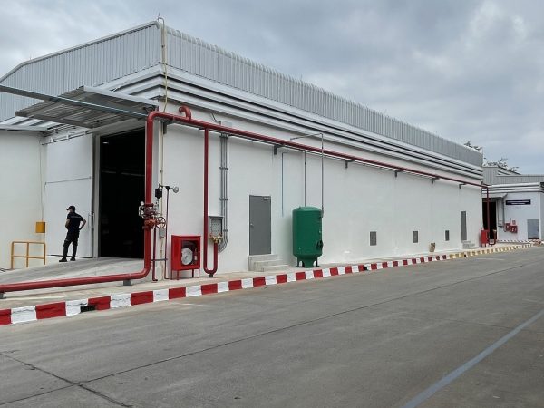 งานออกแบบและก่อสร้าง New Ink Plant (อาคารเก็บสารเคมีอันตราย)