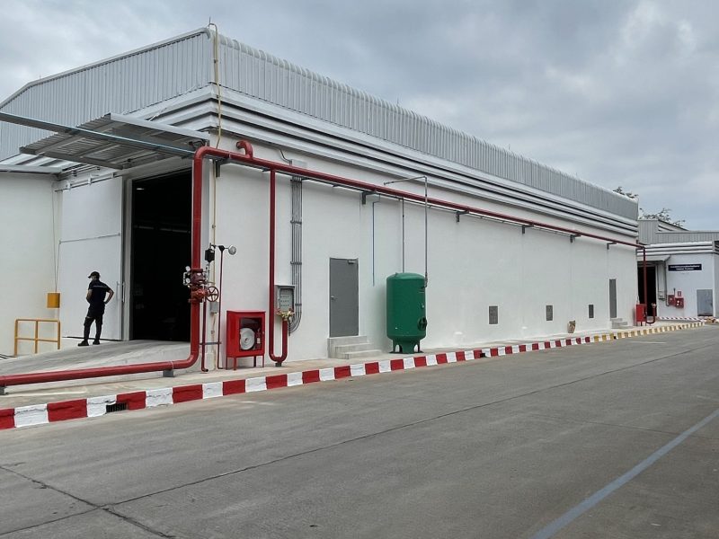 งานออกแบบและก่อสร้าง New Ink Plant (อาคารเก็บสารเคมีอันตราย)